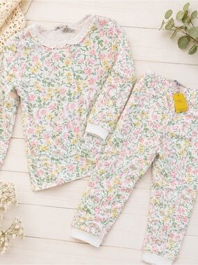 Nellapima Berry Wildflowers Pima Cotton Pajama Set NWT Girls Size 5